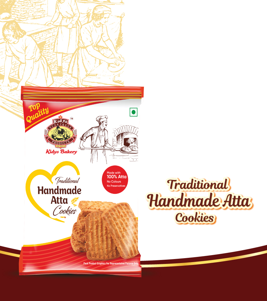 Traditional Handmade Atta Cookies