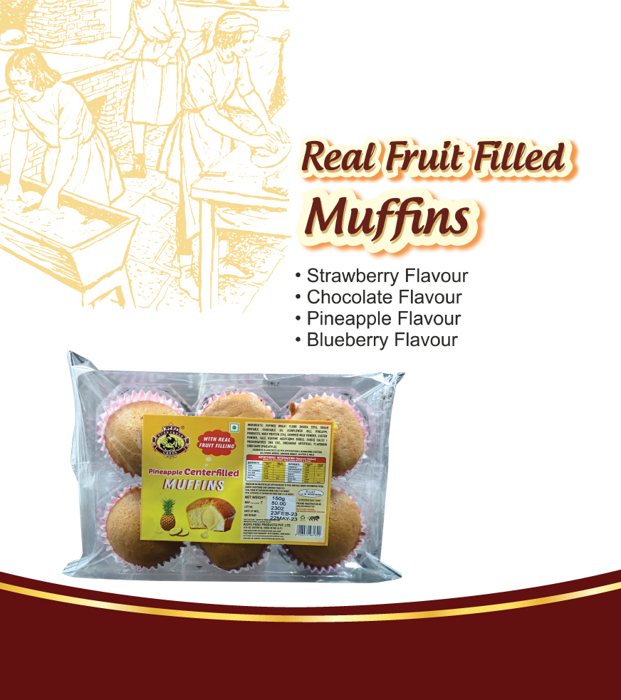 Real Fruit Filled Muffins