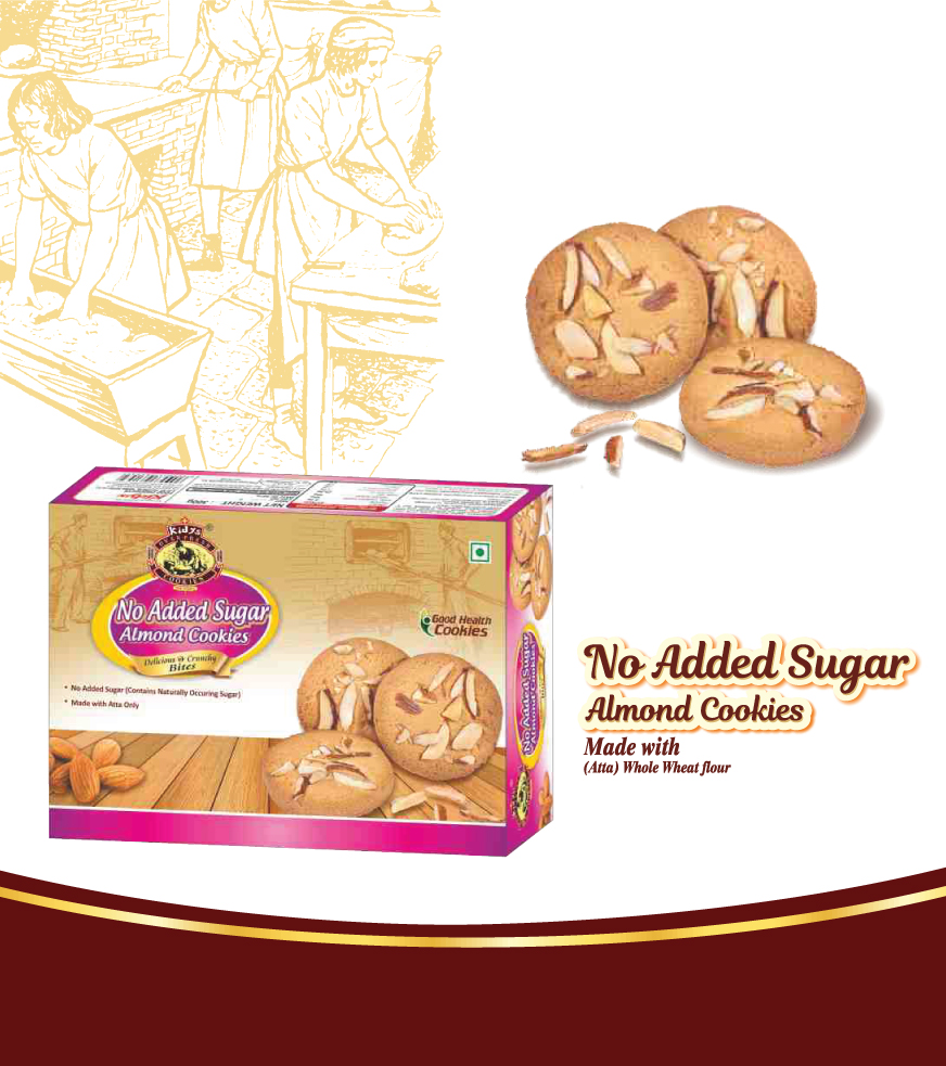 No Added Sugar Almonds Cookies